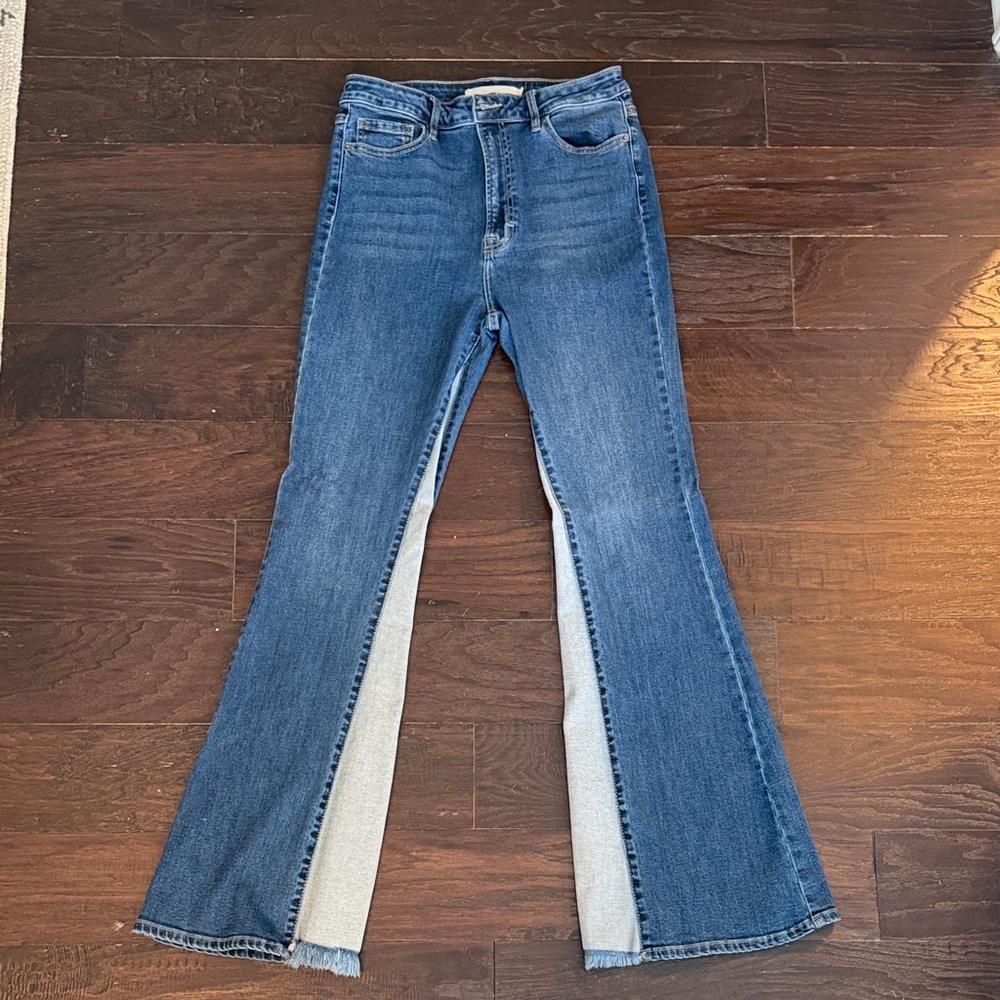Hidden Jeans two tone flare